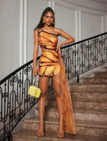 Amber Butterfly Couture Dress