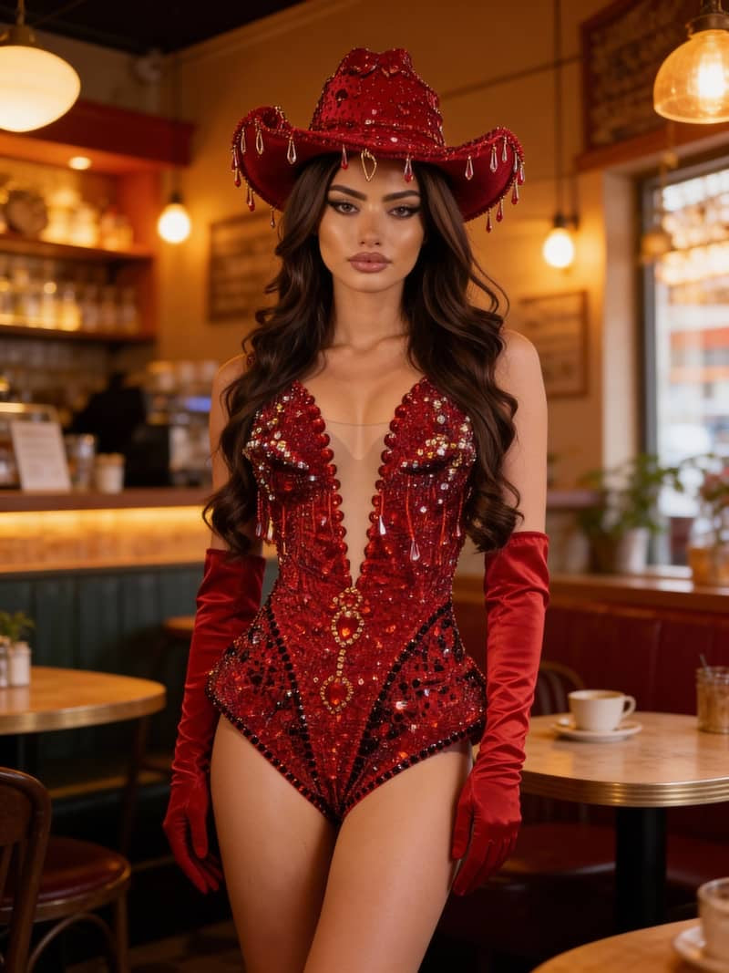 Red Heat Carnaval Cowgirl