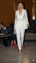 White Luminous Tailoring Couture