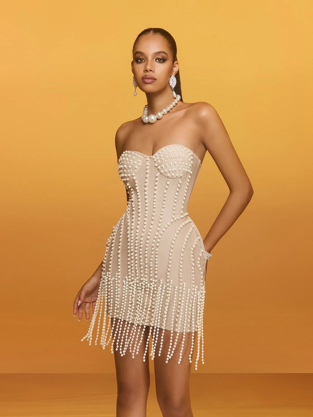 Ivory La Perle Royale Edition Dress