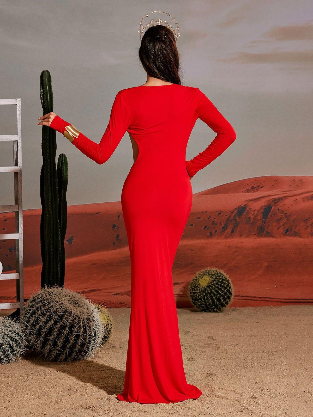 Sculpted Sovereign Edition Long Dress